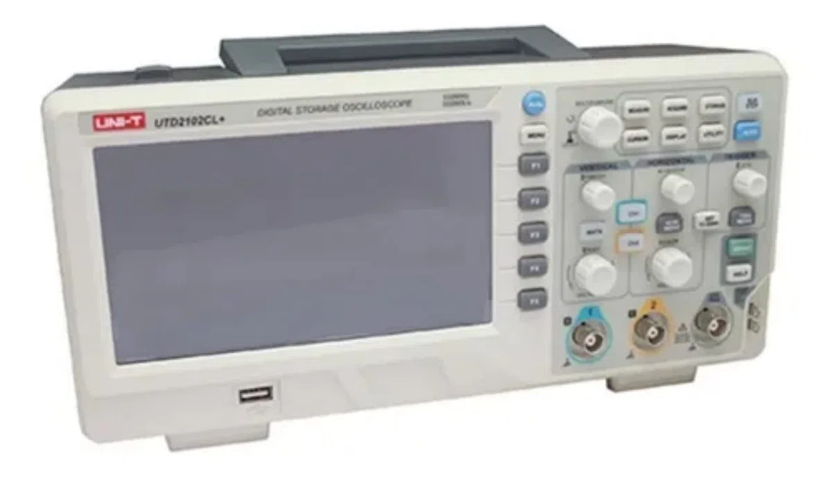 Oscilloscope numérique UTD2102CL à 2 canaux, 100 MHz, 500 MSa/s, 5000 wfms/s