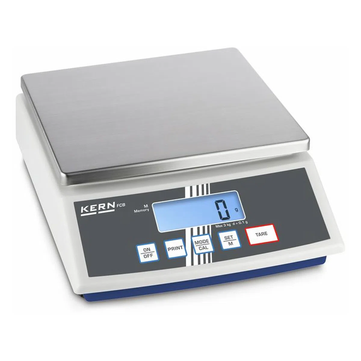 Balance de table avec affichage double au dos de la balance [Kern FCB 24K2] Precision up to 2 g, Weighing range max. 2 g