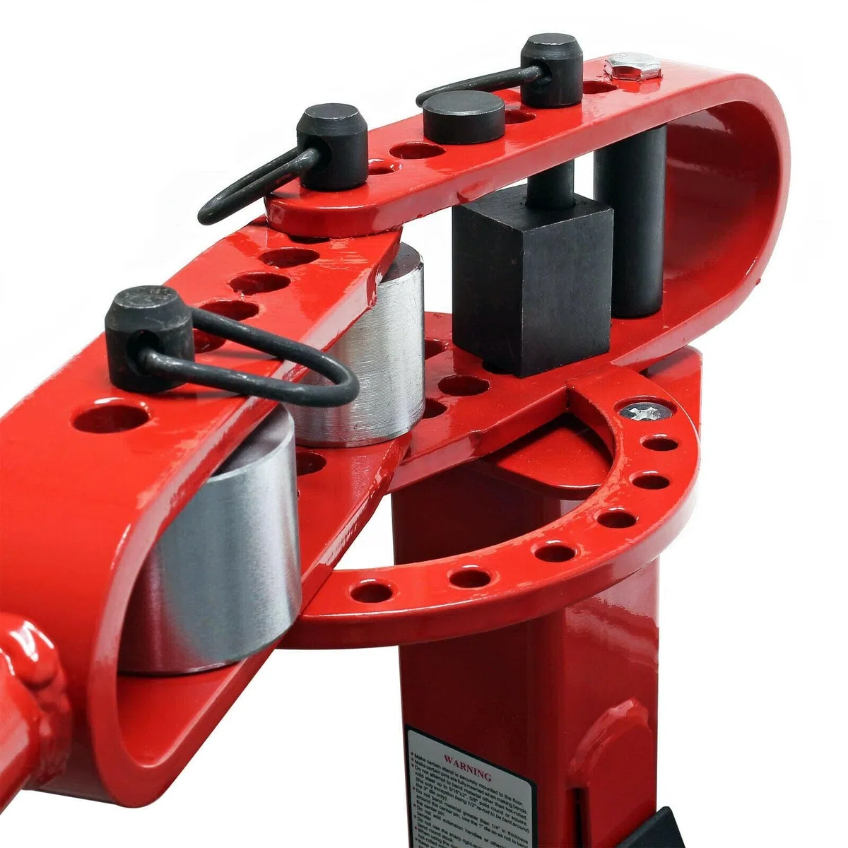 Cintreuse de tubes sur pied presse atelier cintrer manuelle carré rond plat acier plier rouge 16_0000773