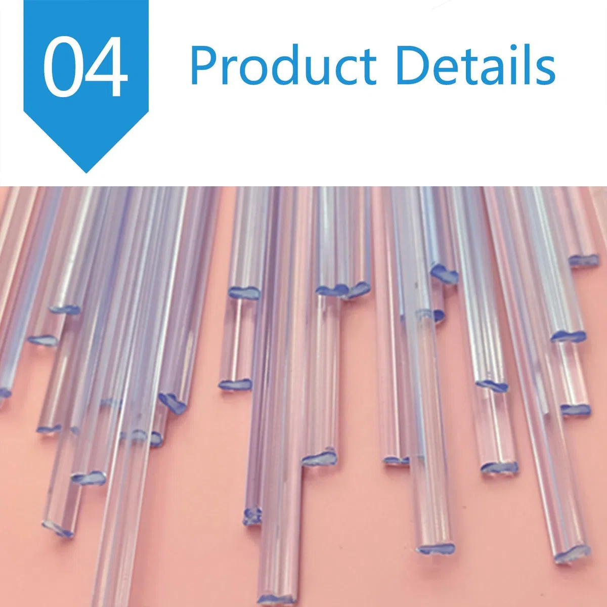 Baguettes de soudure en PVC transparent 1 kg – Baguettes de soudure en plastique UPVC CPVC 5 mm x 2,5 mm x 1,2 m(PVC)