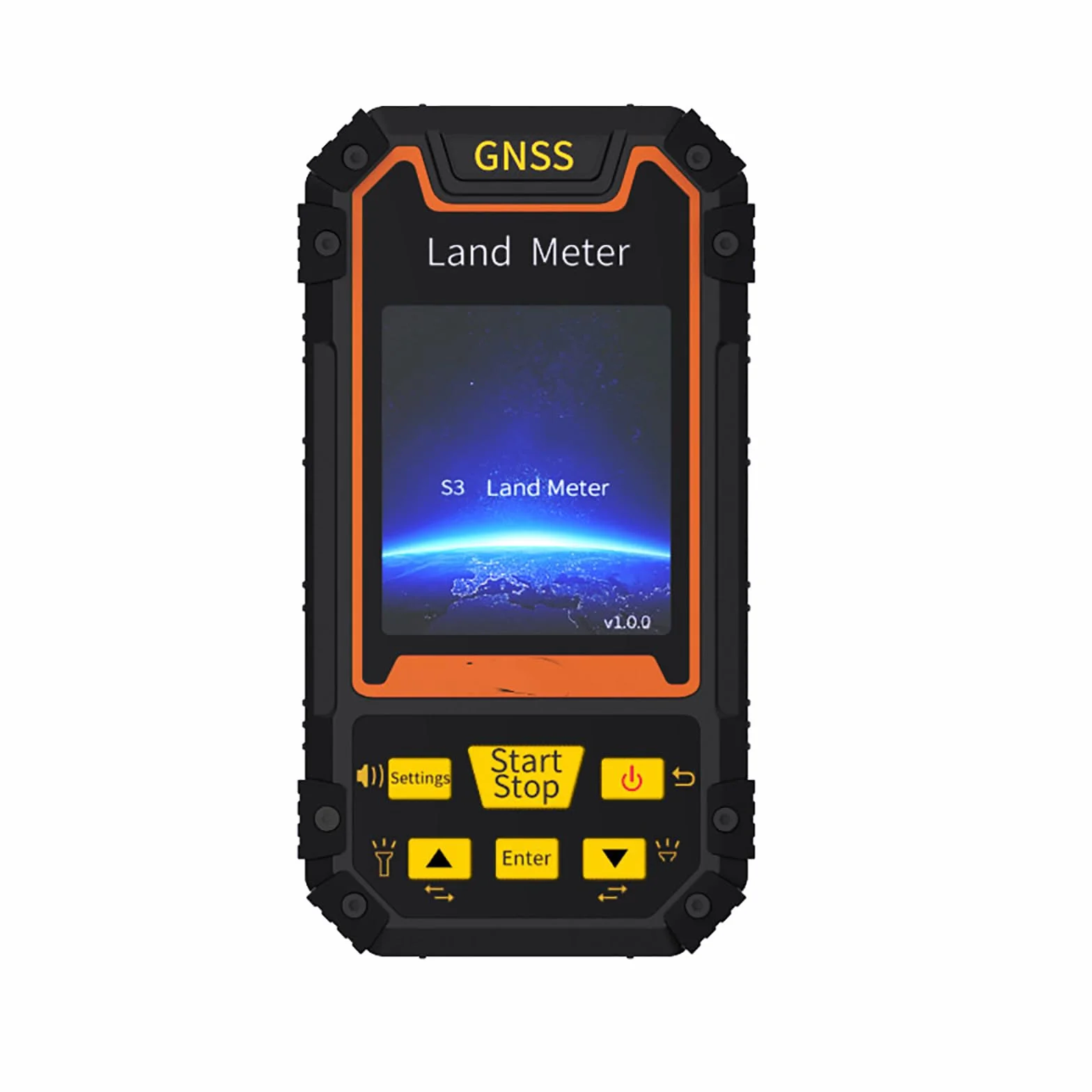 Équipement de surveillance GPS portable de haute précision avec écran LCD de 2,8" pour mesurer la distance dans les zones forestières, agricoles, montagnes, mines et lacs