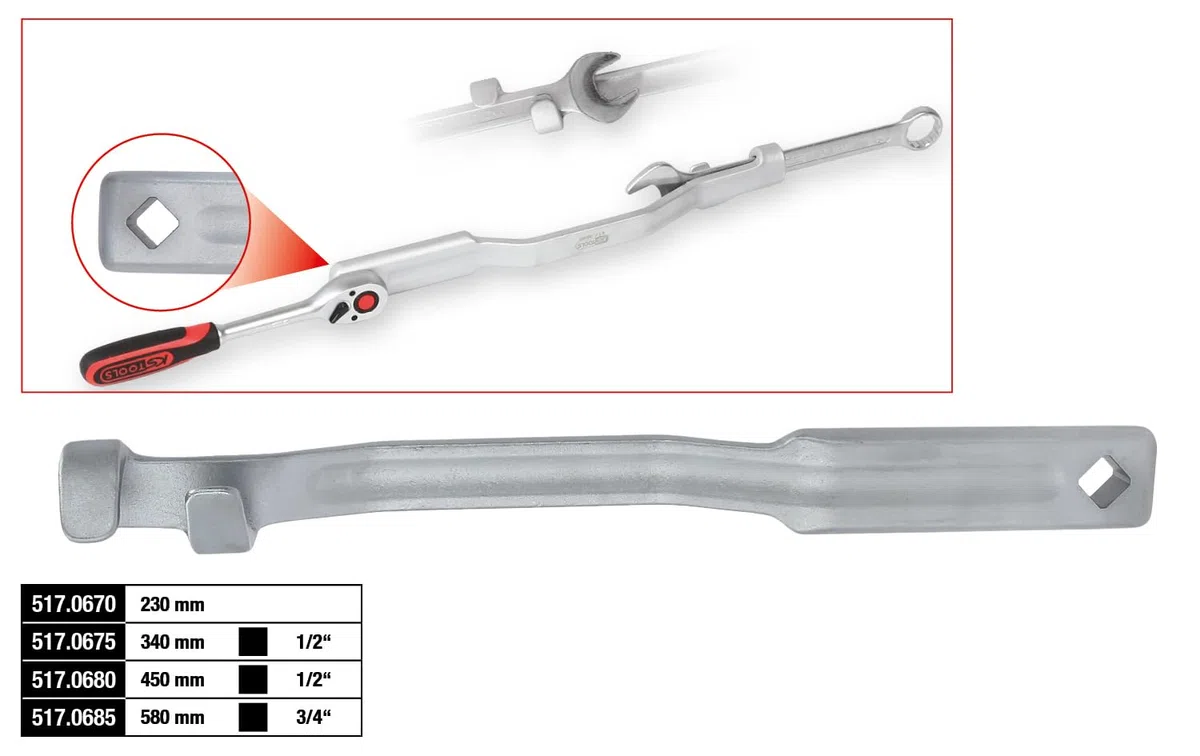 KS TOOLS Extension, clé à douille 517.0670