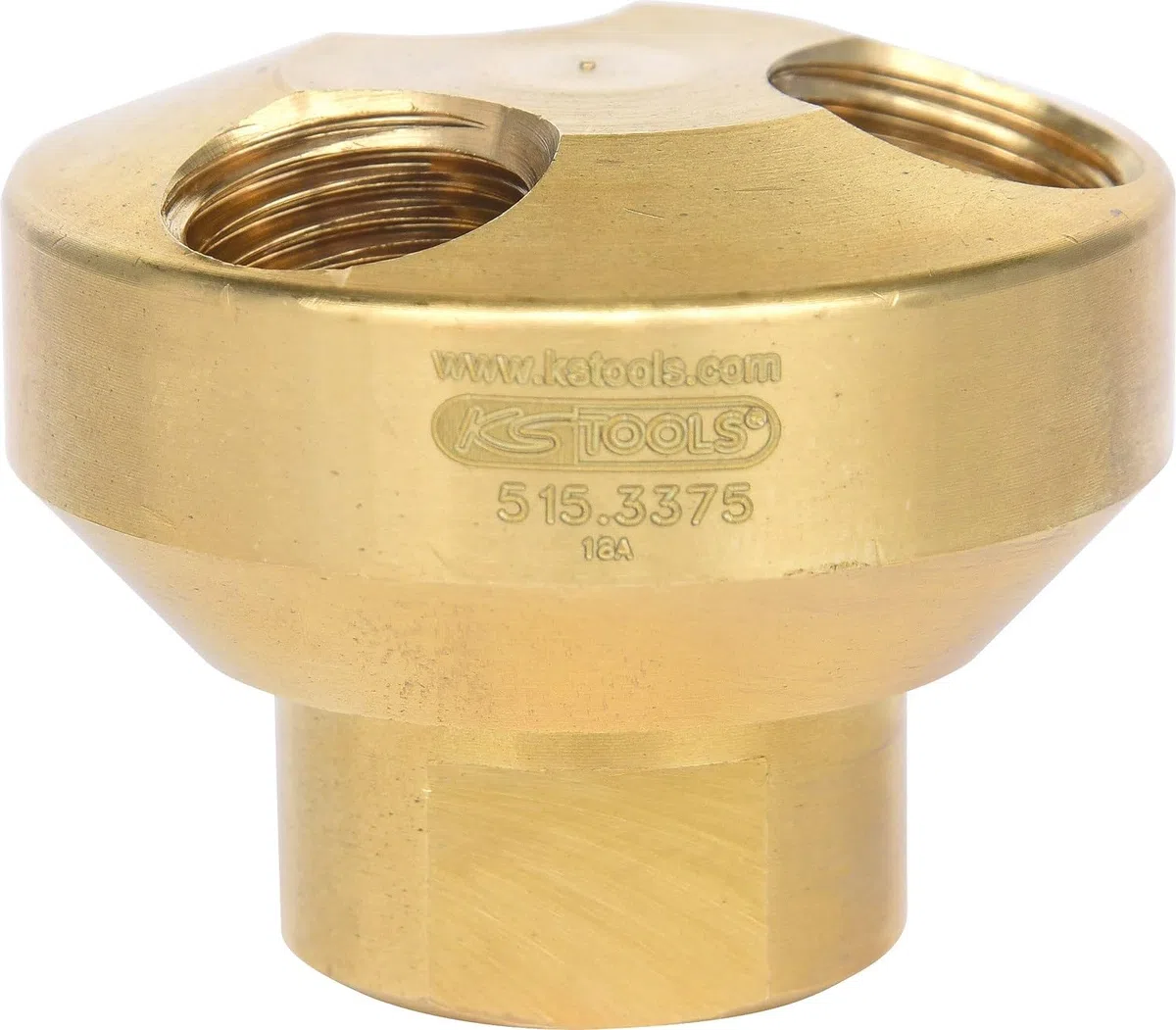 KS TOOLS collecteur d'air comprimé triple en laiton 1/4", 41mm 515.3375