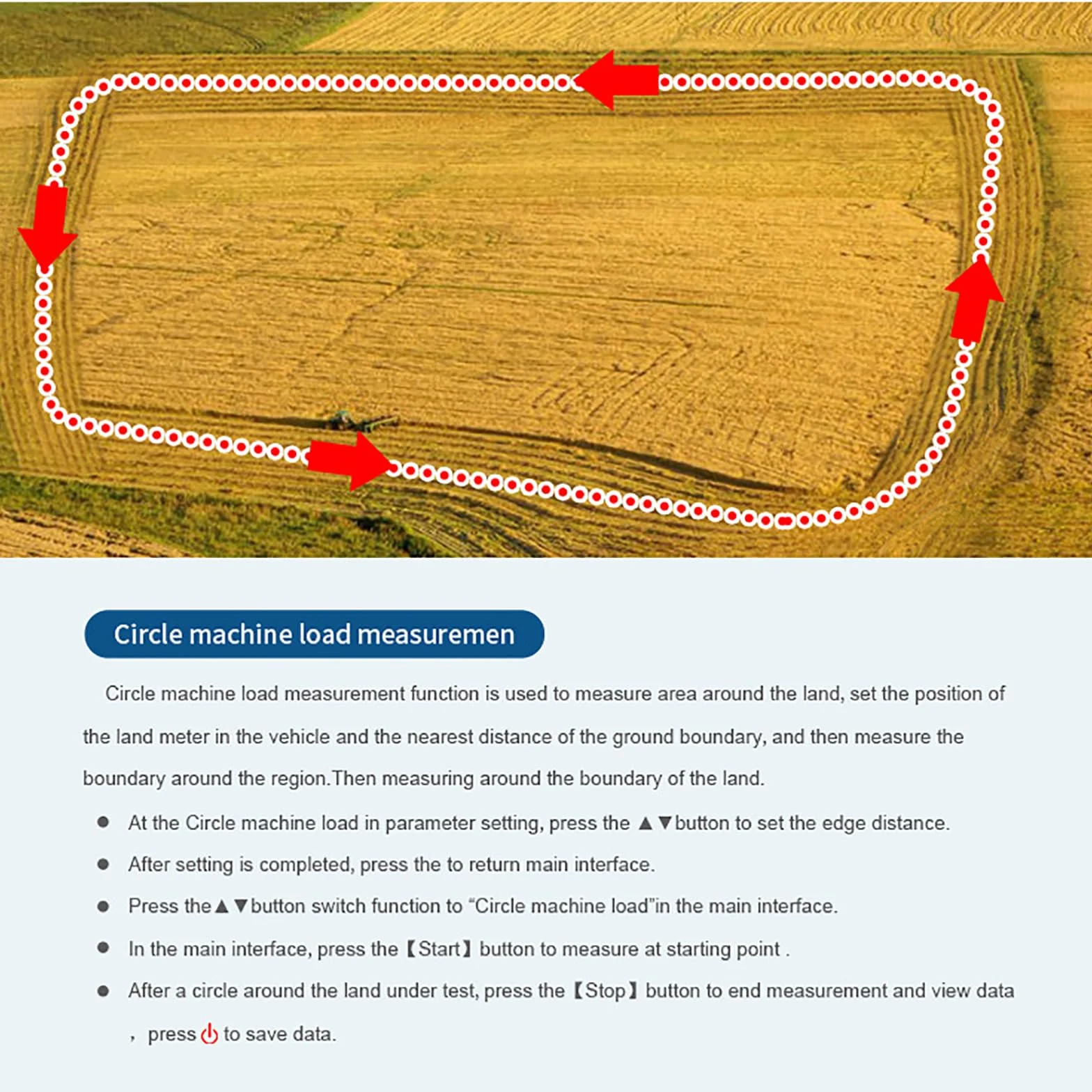Équipement de surveillance GPS portable de haute précision avec écran LCD de 2,8" pour mesurer la distance dans les zones forestières, agricoles, montagnes, mines et lacs