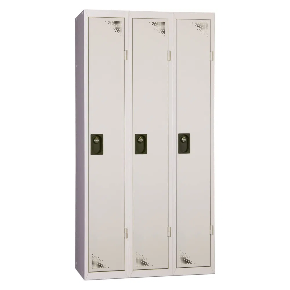 Vestiaire Industrie Propre - en kit - Gris - 3 colonnes - Largeur 90cm
