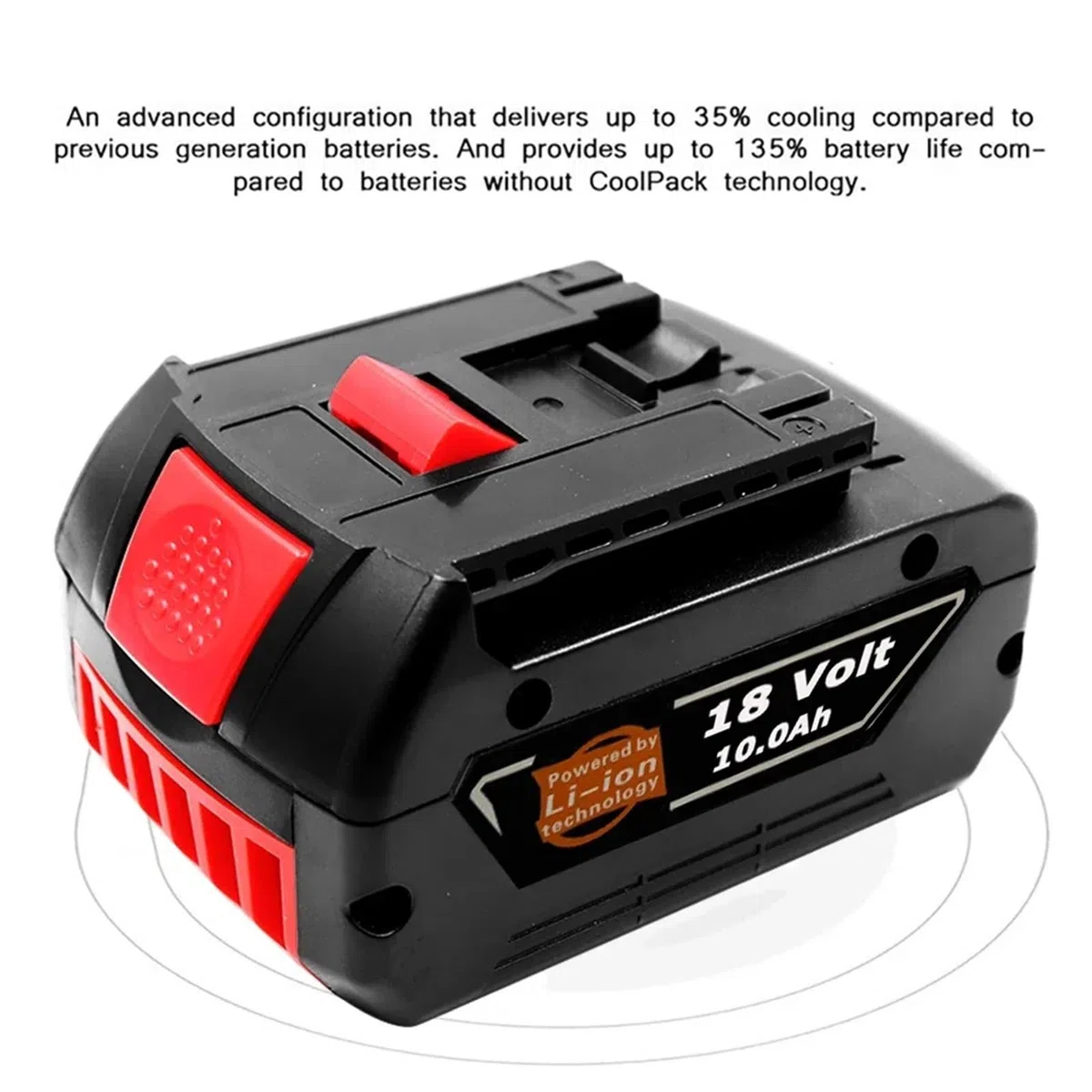 Batterie de Remplacement 18 V 6.0Ah Compatible avec Bosch Professional GBA GBH GSR GSB BAT618 BAT609 BAT620(Battery+Charger)